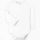 Long Sleeve Classic Bodysuit - White