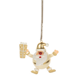 Santa & Snowman Ornament