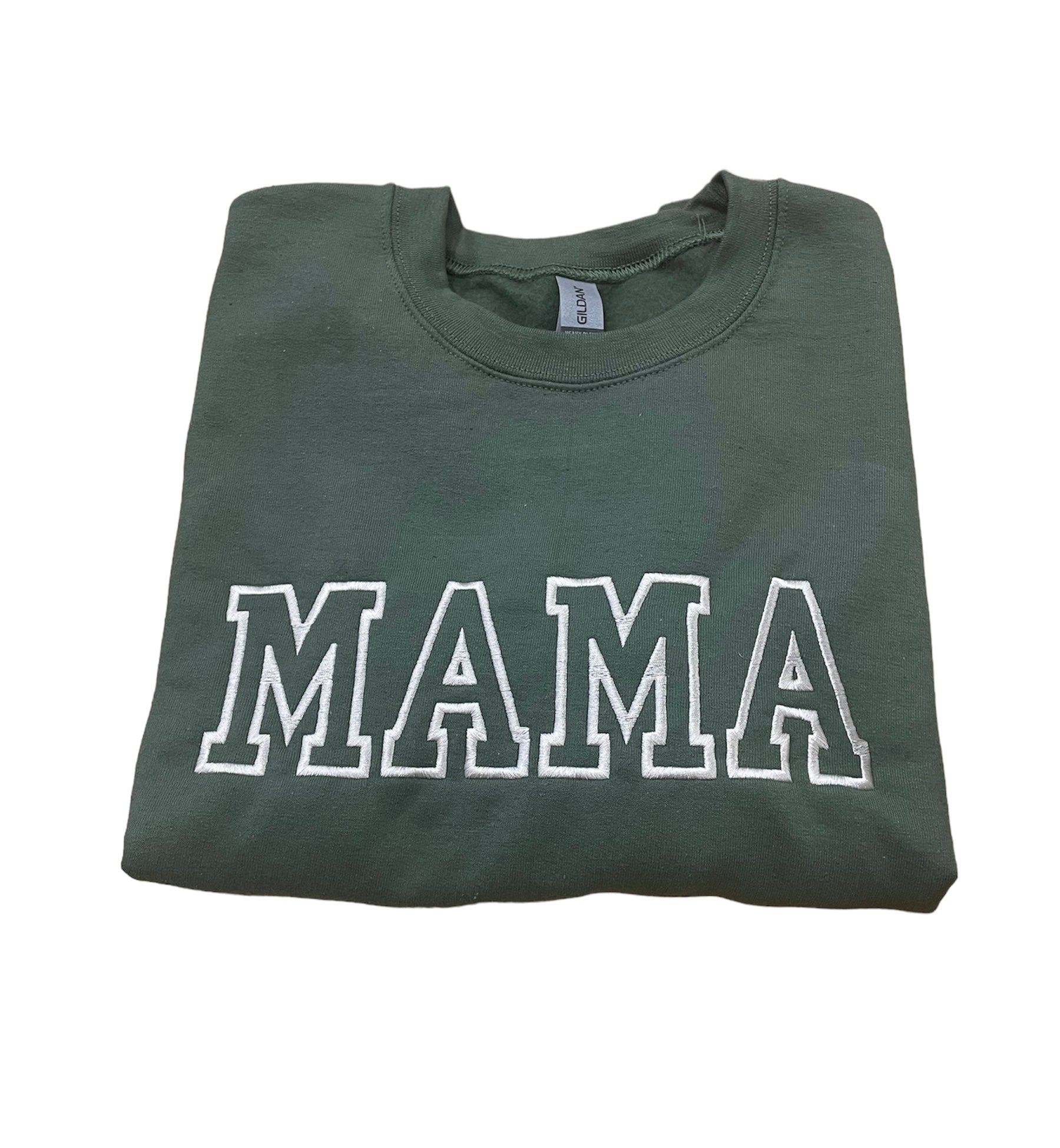 Mama Embroidered Sweatshirt Dusty Blue (pre-order)