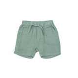 Solid Muslin Fern Green Shorts Baby & Toddler