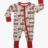 Christmas Train Convertible Bamboo Pajama