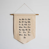 Schoolhouse Alphabet Canvas Banner