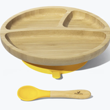 Avanchy Bamboo Toddler Plates Color Options