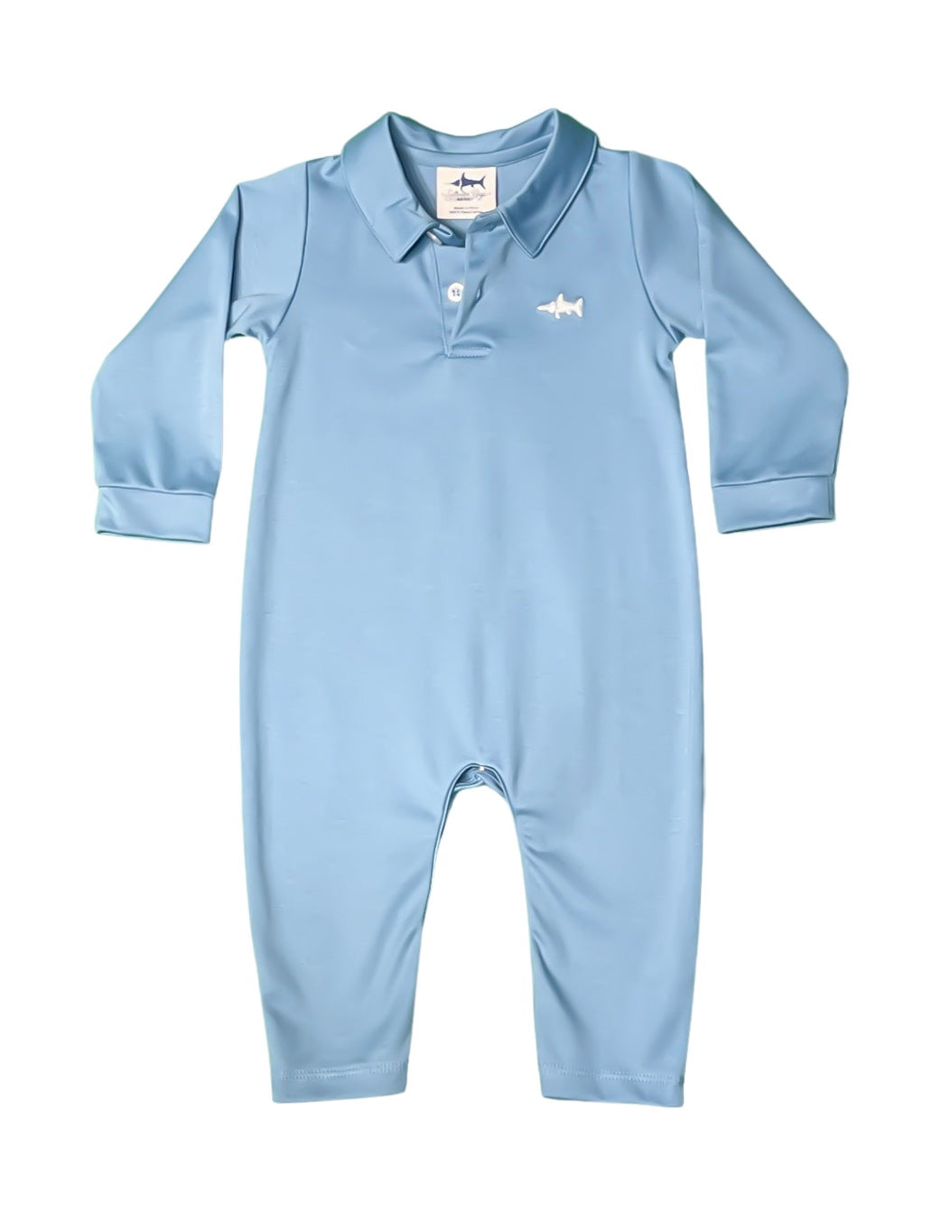 Signature Polo Romper - Niagra