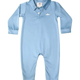 Signature Polo Romper - Niagra