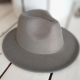 Kids Felt Fedora - Pewter