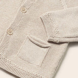 Beige Knit Cardigan