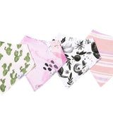 Sage Baby Bandana Bib Set 4PK