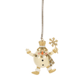 Santa & Snowman Ornament