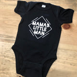 Mamas Little Man Newborn - Black