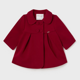 Wool Dress Coat - Red