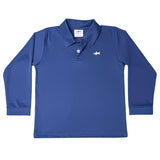 Signature Long Sleeve Polo - Navy