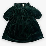 Maxine Dress | Evergreen Velvet