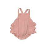 Solid Muslin Dusty Rose Sunsuit