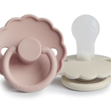 Frigg Daisy Silicone Pacifier - Powder Blush/Cream