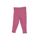 Rib Chateau Rose Legging - Pink