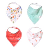 Nautical Bandana Bib Set 4PK