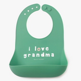 I Love Grandma Wonder Bib