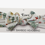 Coastal Christmas Bamboo Headband