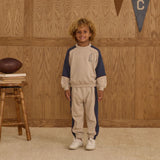 Paneled Sweatshirt | Stone