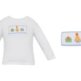 Birthday Boys White Knit L/S