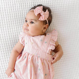Baby Fab® Skinny Soft Nylon Bow Headband | Color Options