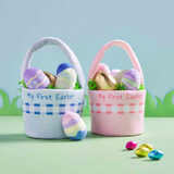 Easter Basket Plush Set