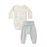 Side Snap Bodysuit + Pant Set I Polar Bears