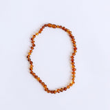 Polished Cognac Baltic Amber || Necklace