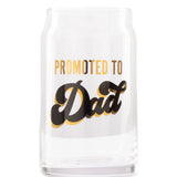 Promoted to Dad Beer Glass