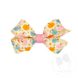 Multi-Color Pumpkin Printed Bow