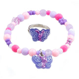 Butterfly Bracelet & Ring Set