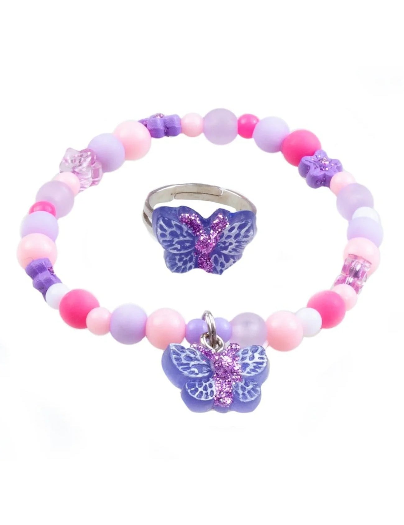 Butterfly Bracelet & Ring Set