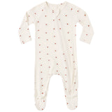 Bamboo Zip Footie || Valentine