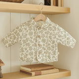 Quilted Jacket | Green Floral