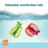 RaZ-Apple Teether & Rattle Toy