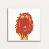 Lion Art Poster