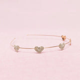 Boutique Rhinestone Heart Headband