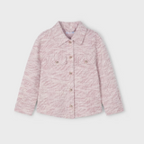 Rosy Tweed Overshirt