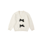 Bow Cardigan || Natural
