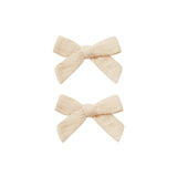 Bow W. Clip | Ecru