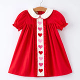Red Ruffle Heart Dress