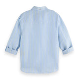 Boys' Yarn-Dyed Linen Blend Shirt