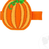 Pumpkin Felt Harvest Hair Clip