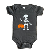 Jack-o-Lantern Skelly Bodysuit