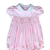 Light Pink Smocked Bunny Bubble