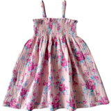 Muslin Smocked Tube Dress, Garden Secrets