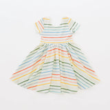 Primary Stripe Classic Twirl Dress