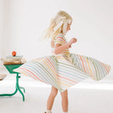 Primary Stripe Classic Twirl Dress