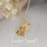 Baby's First Sweet "Heart" Locket Necklace